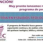 maestria en estudios teologicos